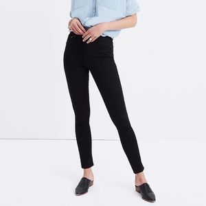 Madewell 11”High-Rise Black Skinny Jeans NWT sz 23